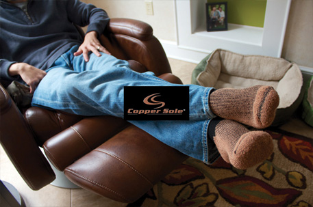 Copper Sole Socks